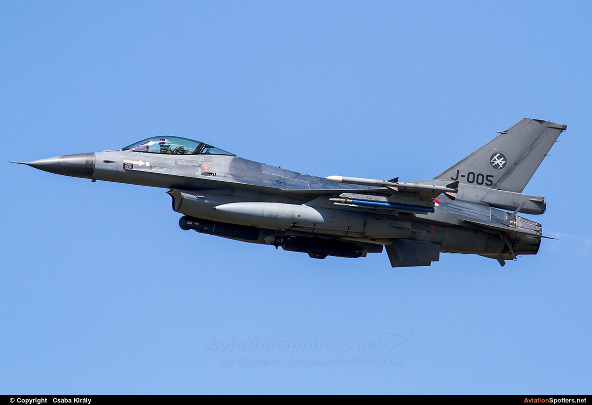 Netherlands - Air Force  -  F-16AM Fighting Falcon  (J-005) By Csaba Király (Csaba Kiraly)