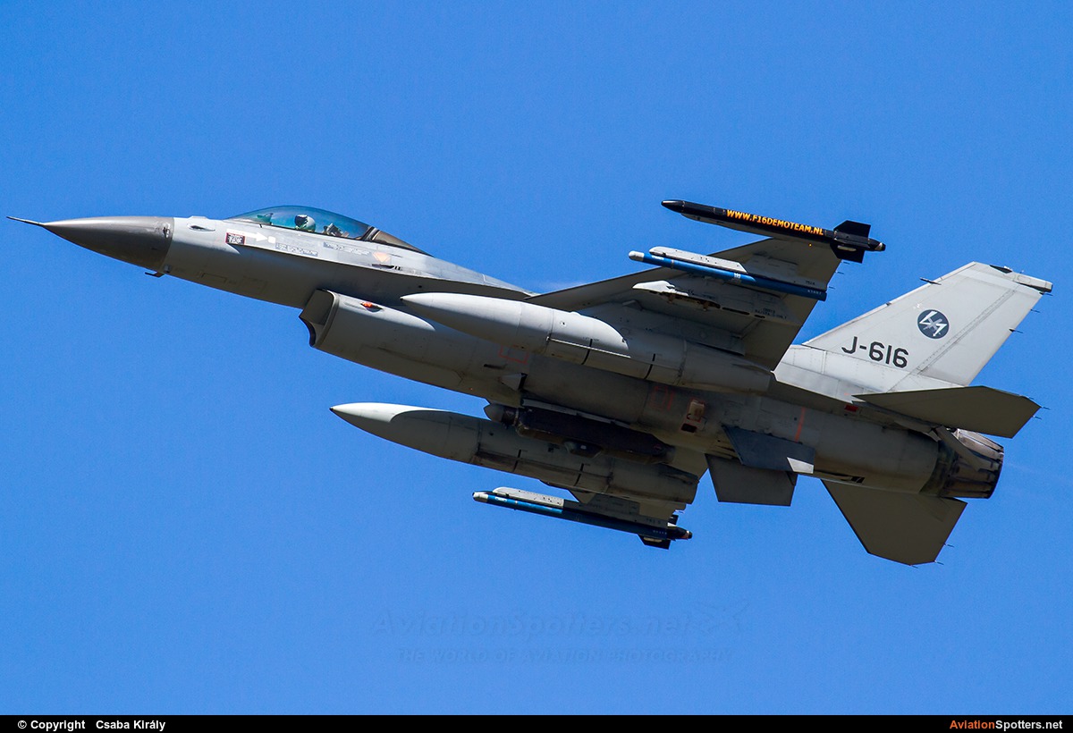 Netherlands - Air Force  -  F-16AM Fighting Falcon  (J-616) By Csaba Király (Csaba Kiraly)