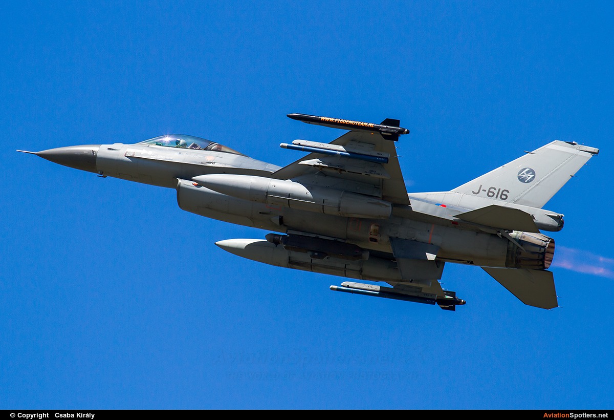 Netherlands - Air Force  -  F-16AM Fighting Falcon  (J-616) By Csaba Király (Csaba Kiraly)