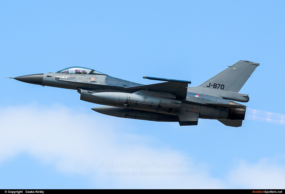 Netherlands - Air Force  -  F-16AM Fighting Falcon  (J-870) By Csaba Király (Csaba Kiraly)