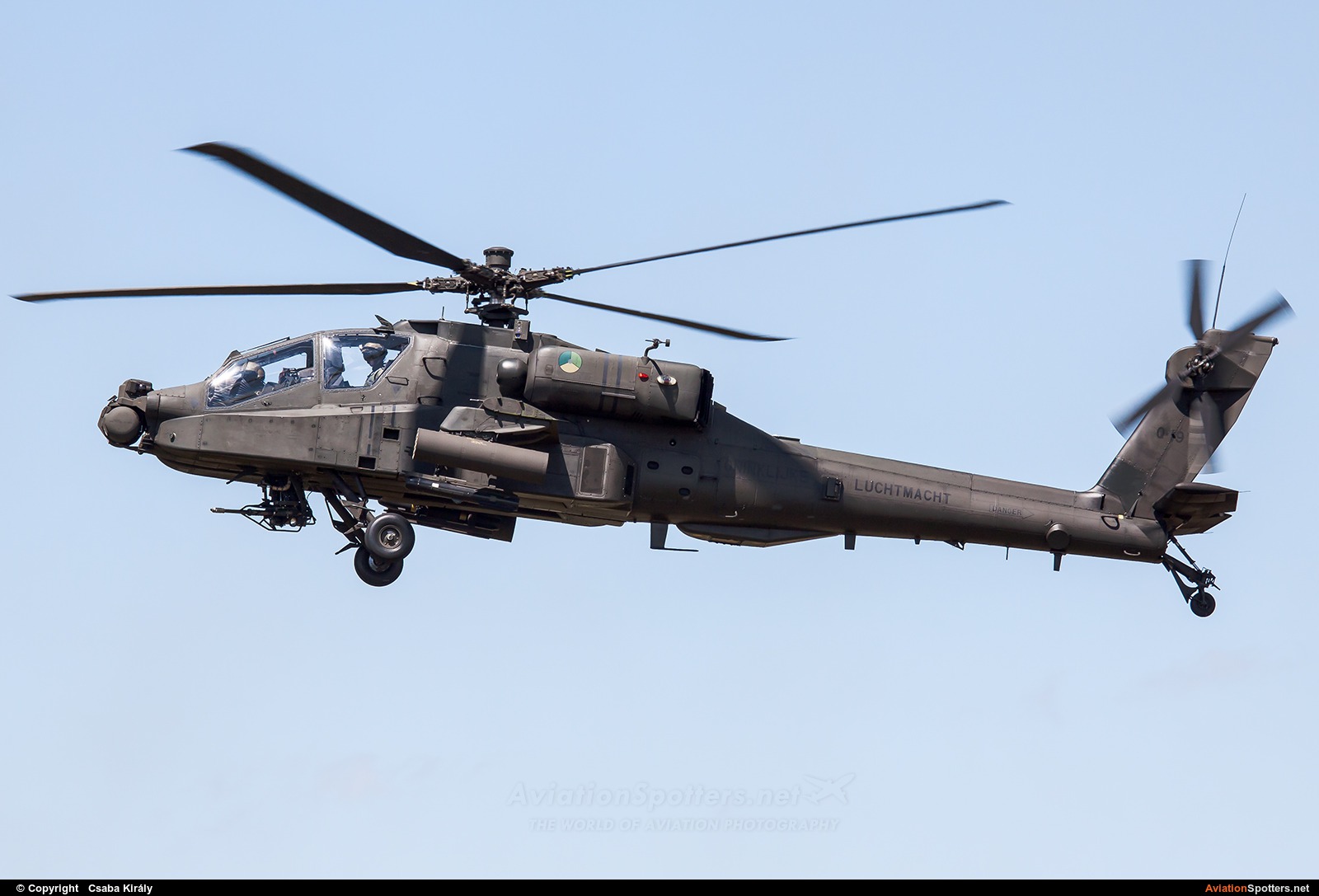 Netherlands - Air Force  -  AH-64DHA Apache  (Q-19) By Csaba Király (Csaba Kiraly)