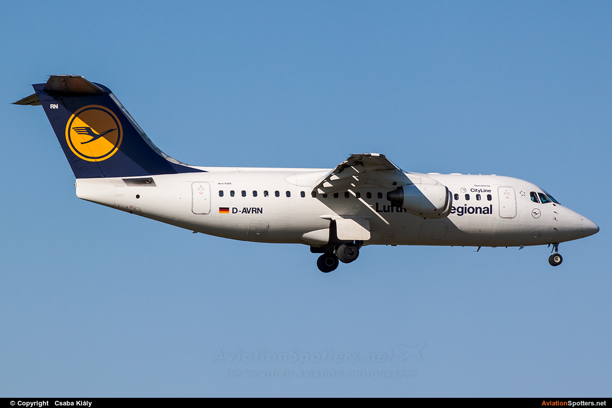 Lufthansa Regional (CityLine)  -  BAe 146-200-Avro RJ85  (D-AVRN) By Csaba Király (Csaba Kiraly)