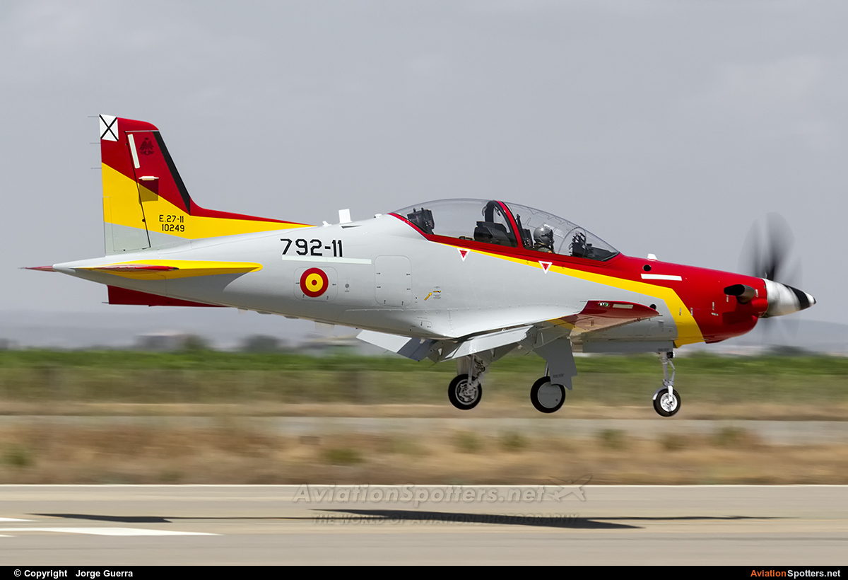 Spain - Air Force  -  PC-21  (E.27-11-10) By Jorge Guerra (Jorge Guerra)
