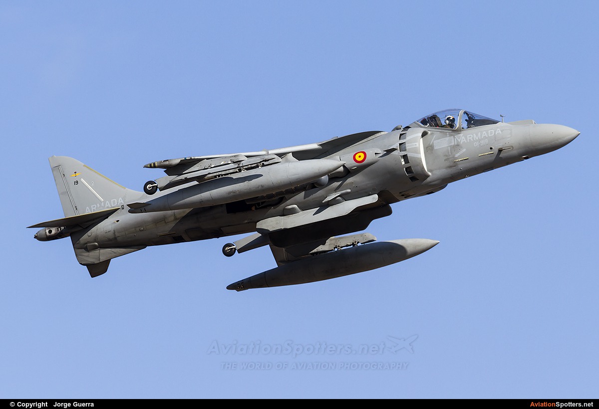 Spain - Navy  -  A-8 EAV-8B Harrier II  (VA.1B-29) By Jorge Guerra (Jorge Guerra)