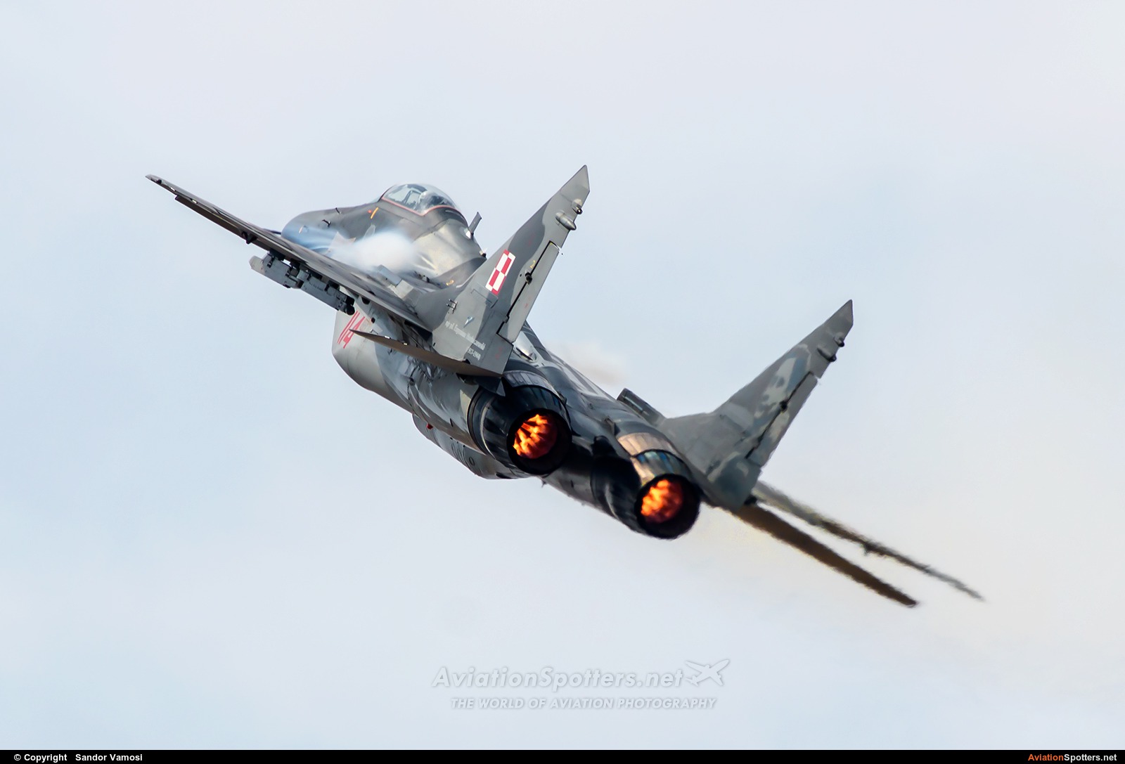 Poland - Air Force  -  MiG-29A  (114) By Sandor Vamosi (ALEX67)