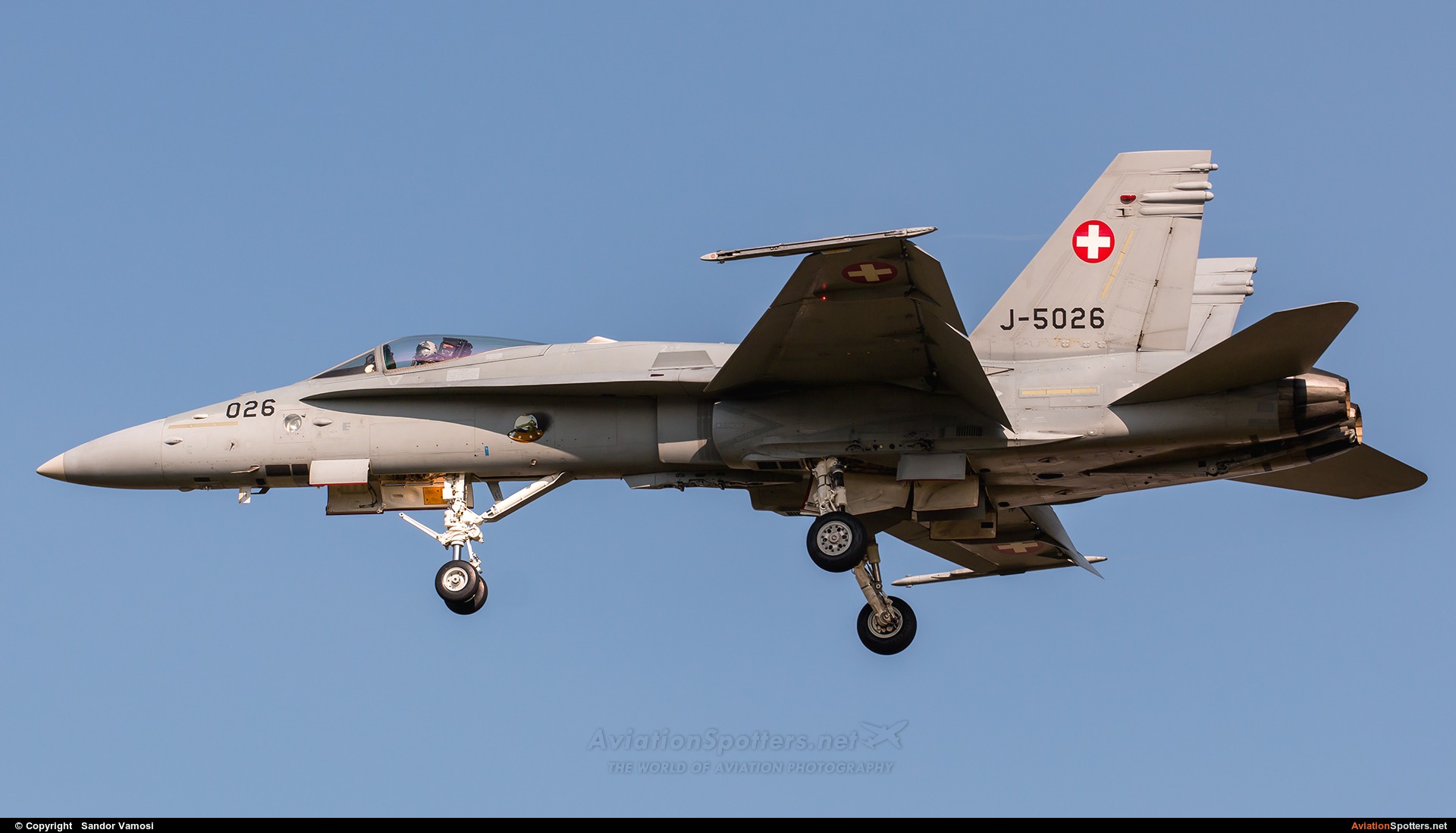 Switzerland - Air Force  -  F/A-18C Hornet  (J-5026) By Sandor Vamosi (ALEX67)