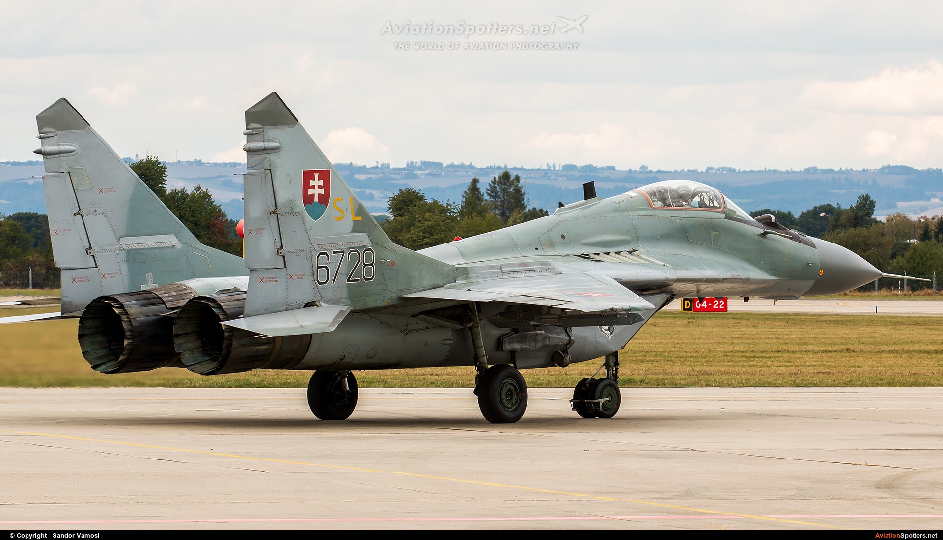 Slovakia - Air Force  -  MiG-29AS  (6728) By Sandor Vamosi (ALEX67)