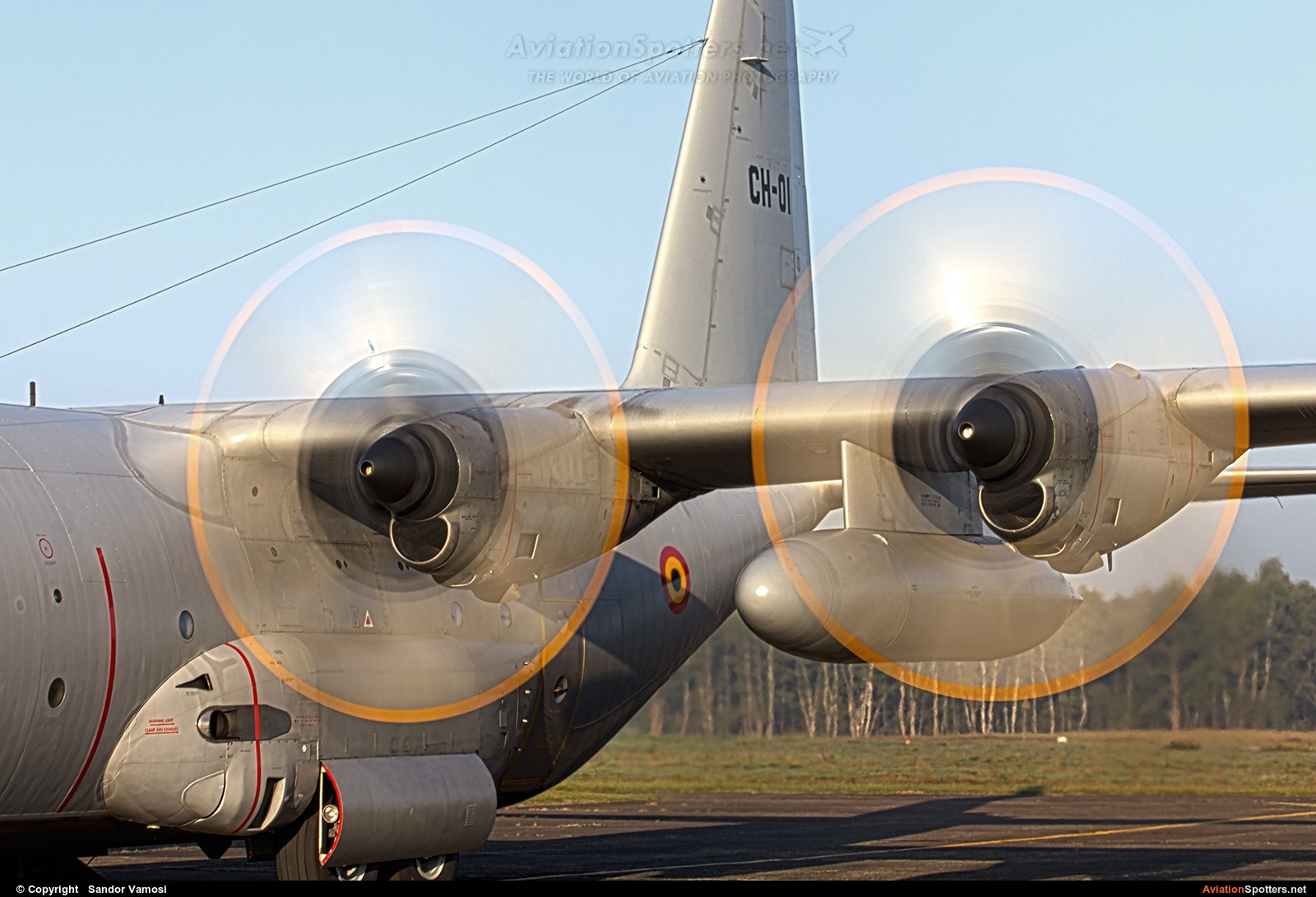 Belgium - Air Force  -  C-130H Hercules  (CH-01) By Sandor Vamosi (ALEX67)