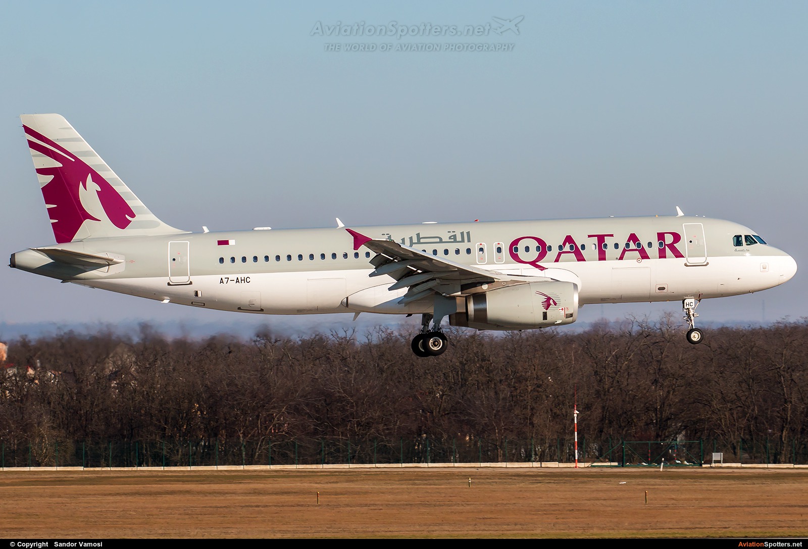 Qatar Airways  -  A320  (A7-AHC) By Sandor Vamosi (ALEX67)