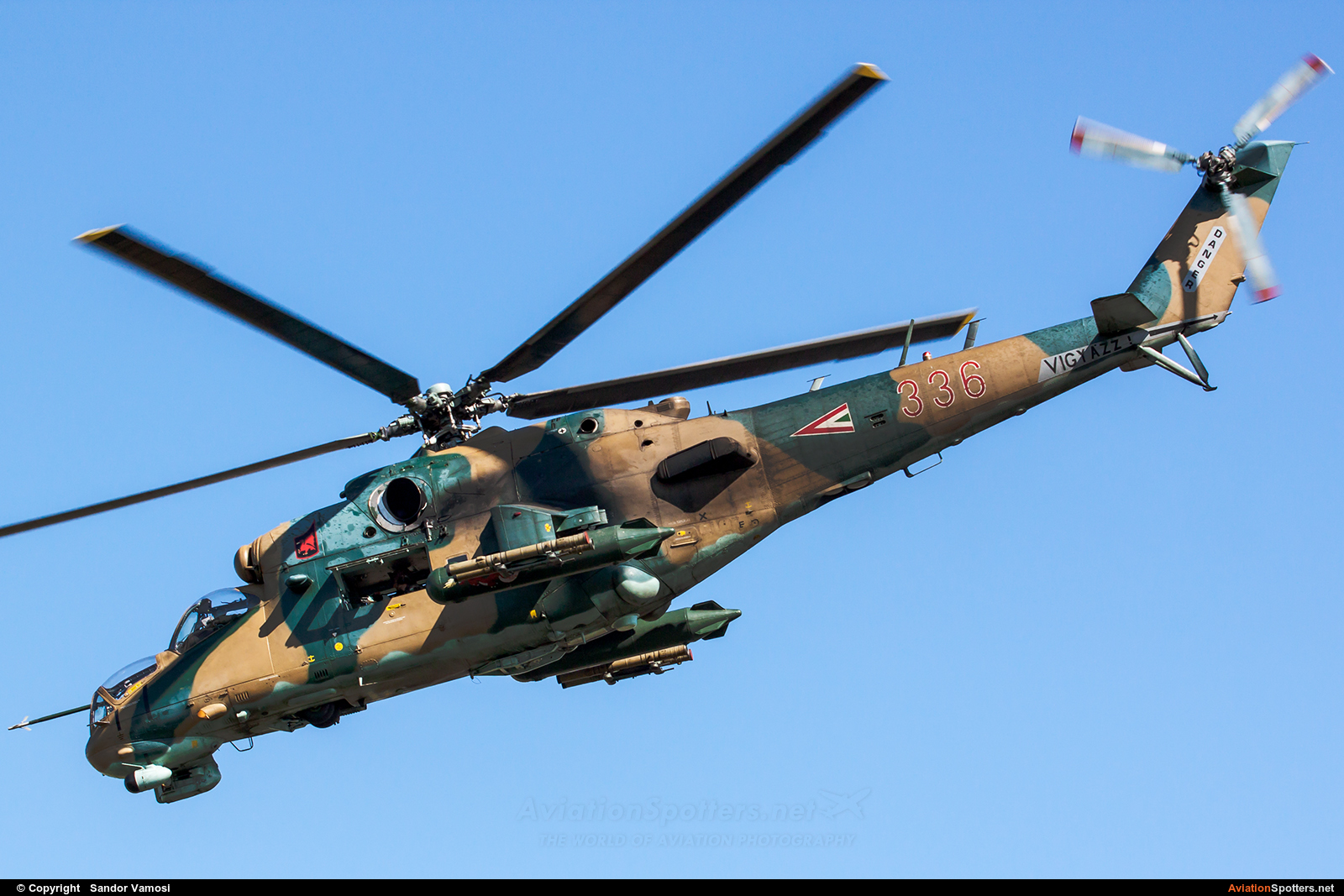 Hungary - Air Force  -  Mi-24P  (336) By Sandor Vamosi (ALEX67)