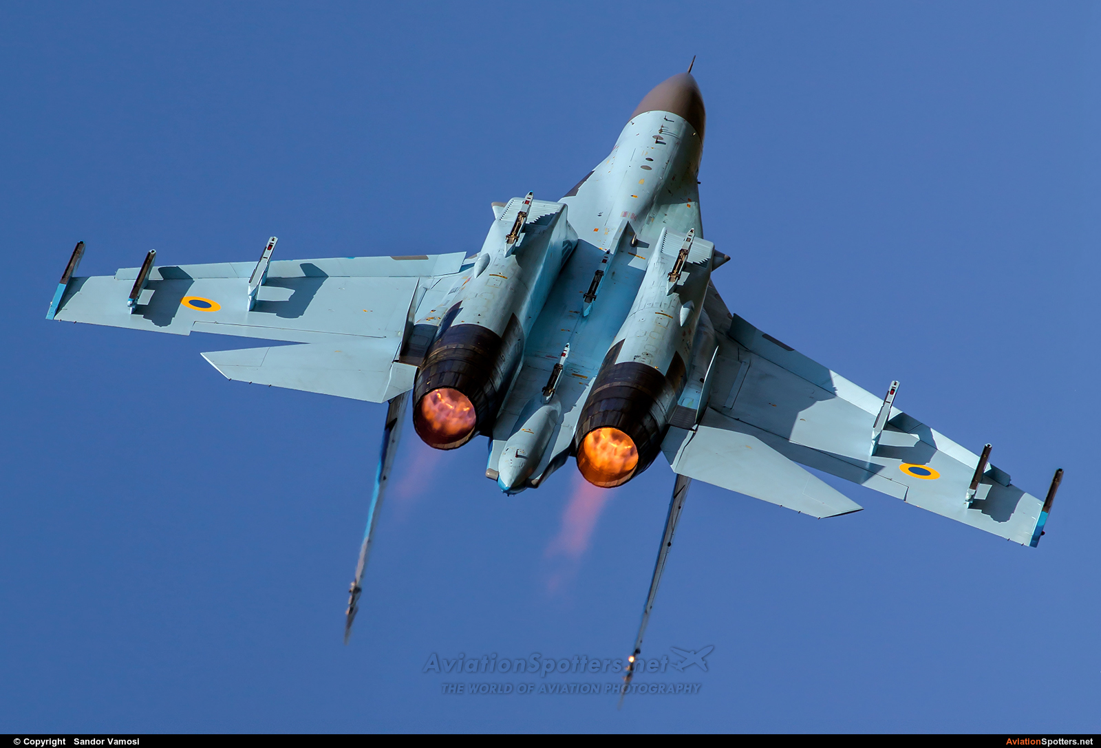 Ukraine - Air Force  -  Su-27UB  (69) By Sandor Vamosi (ALEX67)