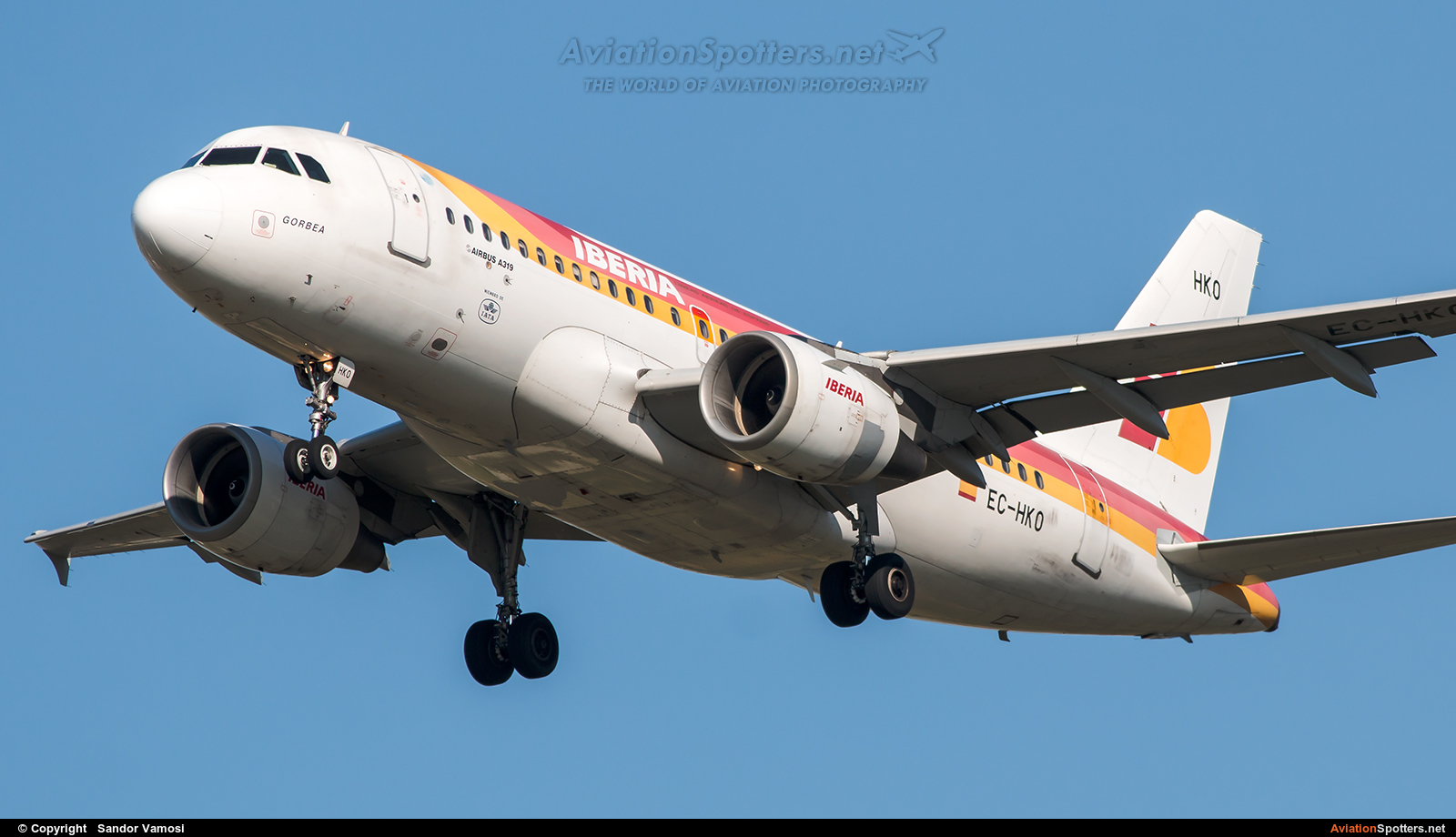 Iberia  -  A319-111  (EC-HKO) By Sandor Vamosi (ALEX67)