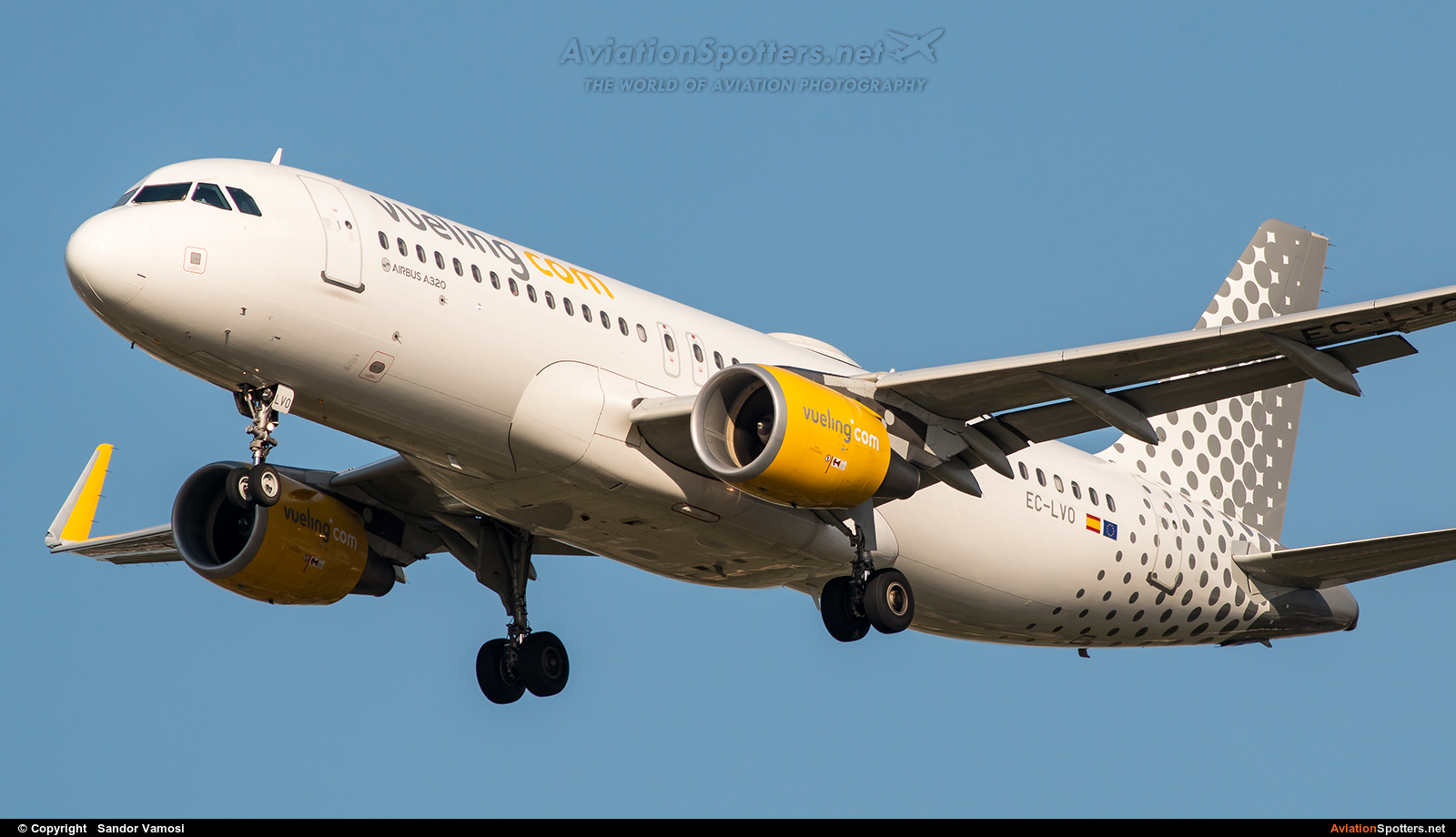 Vueling Airlines  -  A320  (EC-LVO) By Sandor Vamosi (ALEX67)