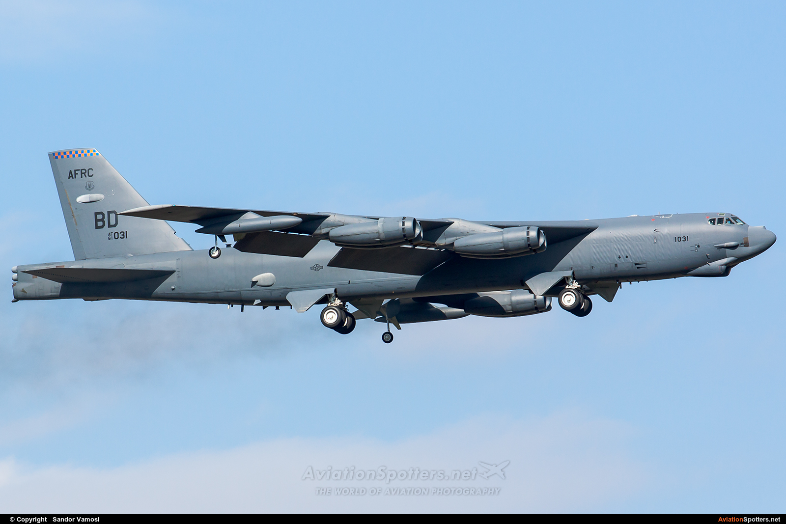 USA - Air Force  -  B-52H Stratofortress  (61-0031) By Sandor Vamosi (ALEX67)