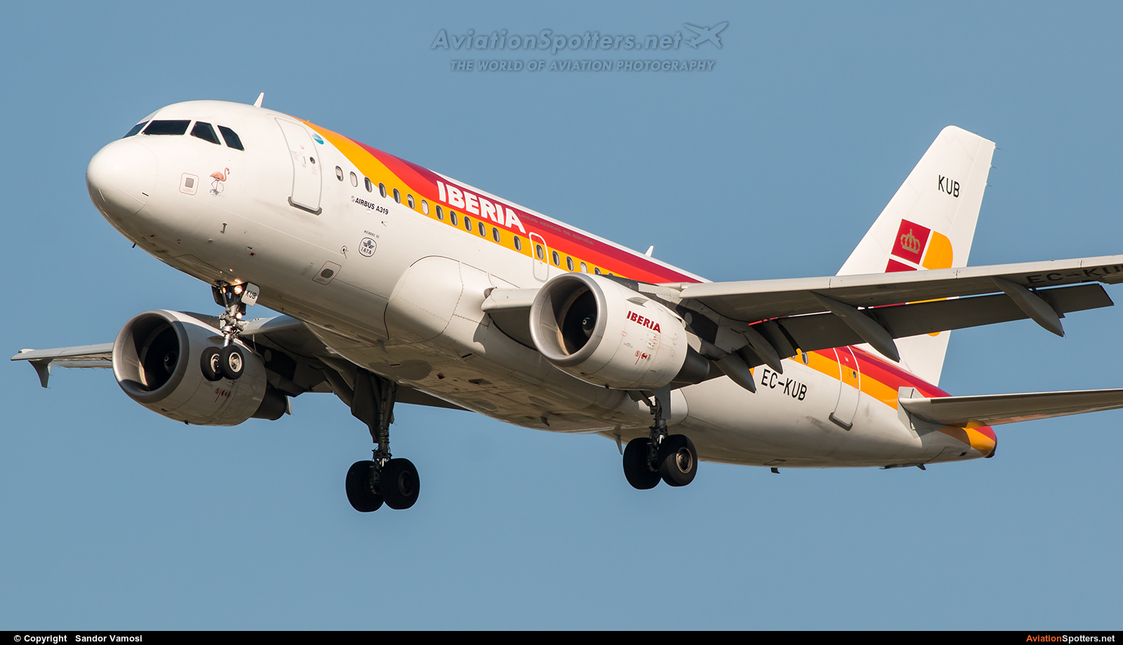 Iberia  -  A319  (EC-KUB) By Sandor Vamosi (ALEX67)