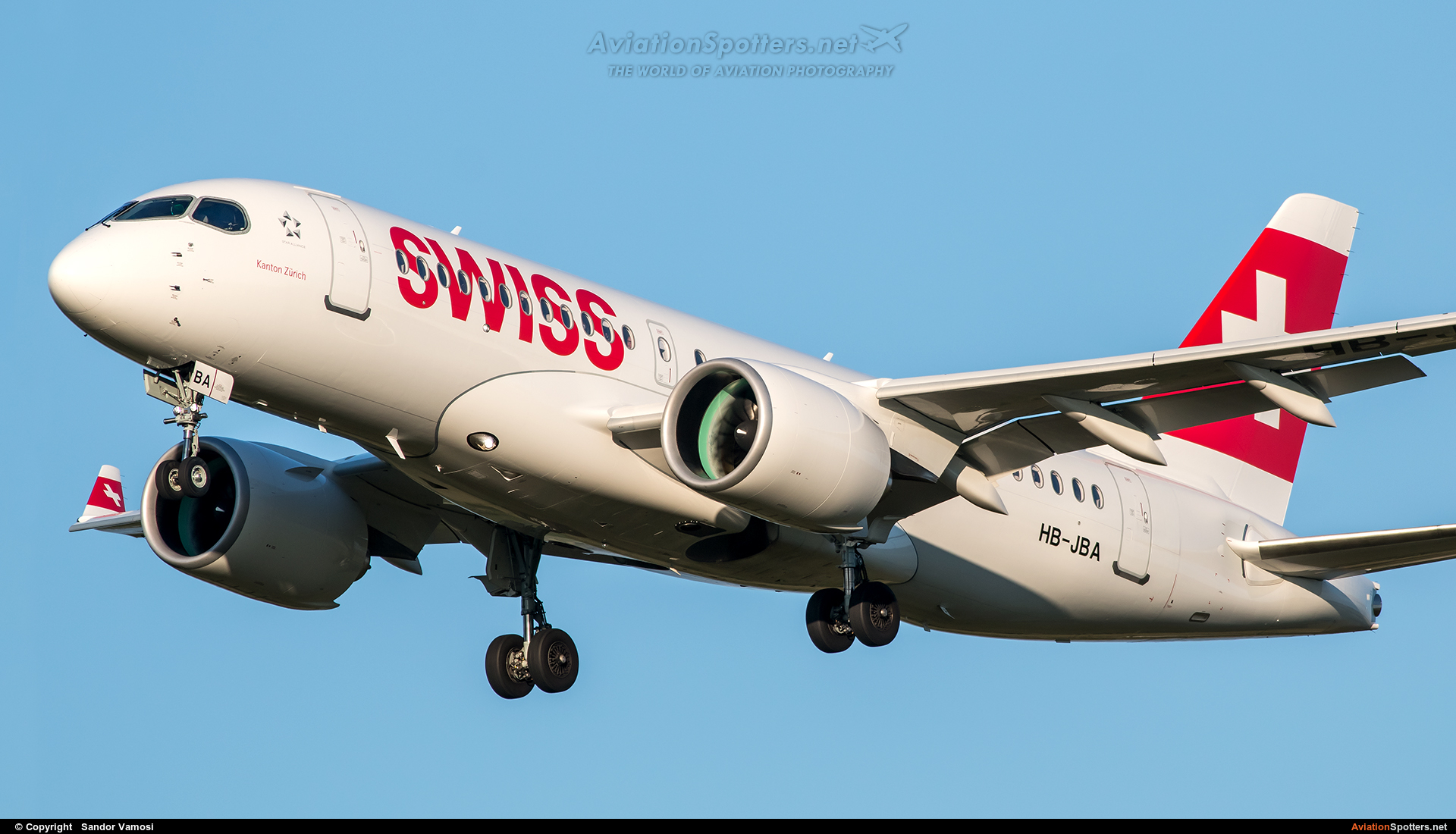 Swiss International  -  BD-500-1A10 C Series 100  (HB-JBA) By Sandor Vamosi (ALEX67)