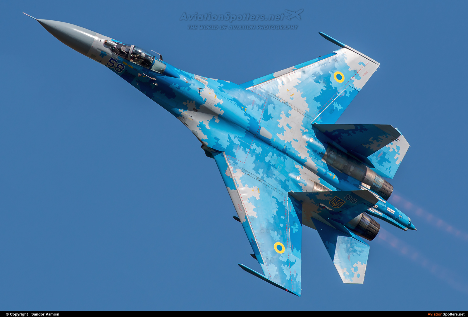Ukraine - Air Force  -  Su-27  (58) By Sandor Vamosi (ALEX67)