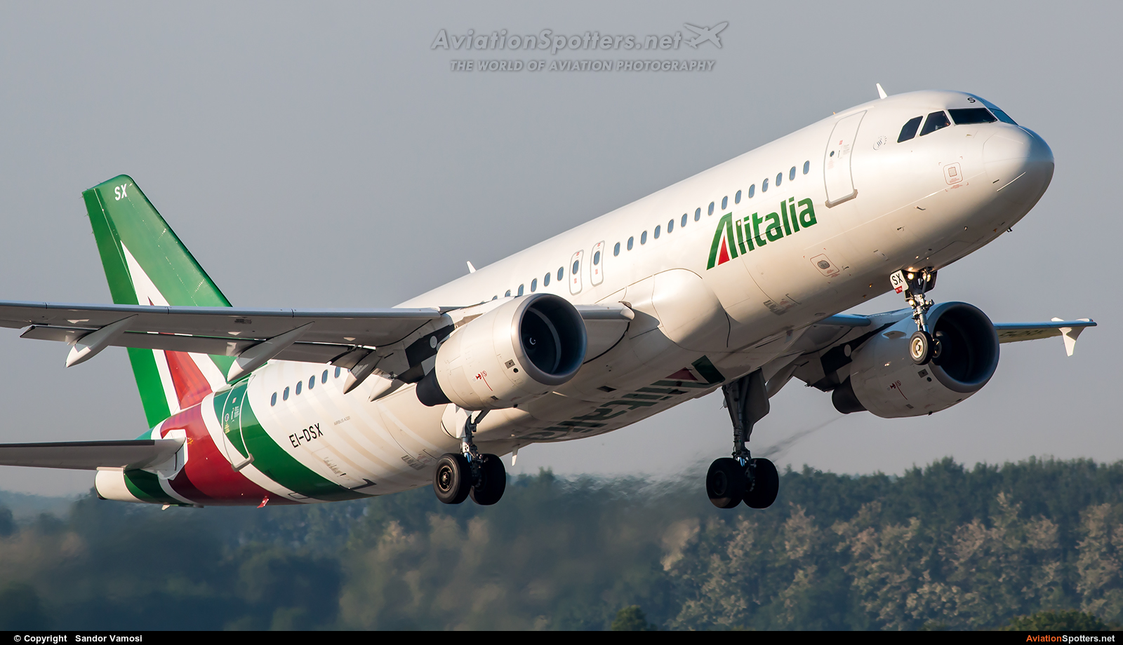 Alitalia  -  A320  (EI-DSX) By Sandor Vamosi (ALEX67)