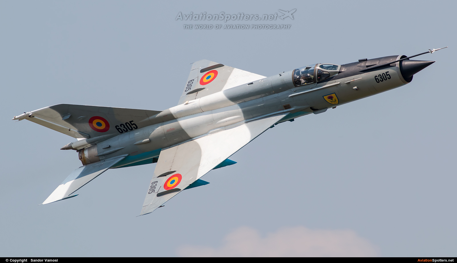 Romania - Air Force  -  MiG-21 LanceR C  (6305) By Sandor Vamosi (ALEX67)