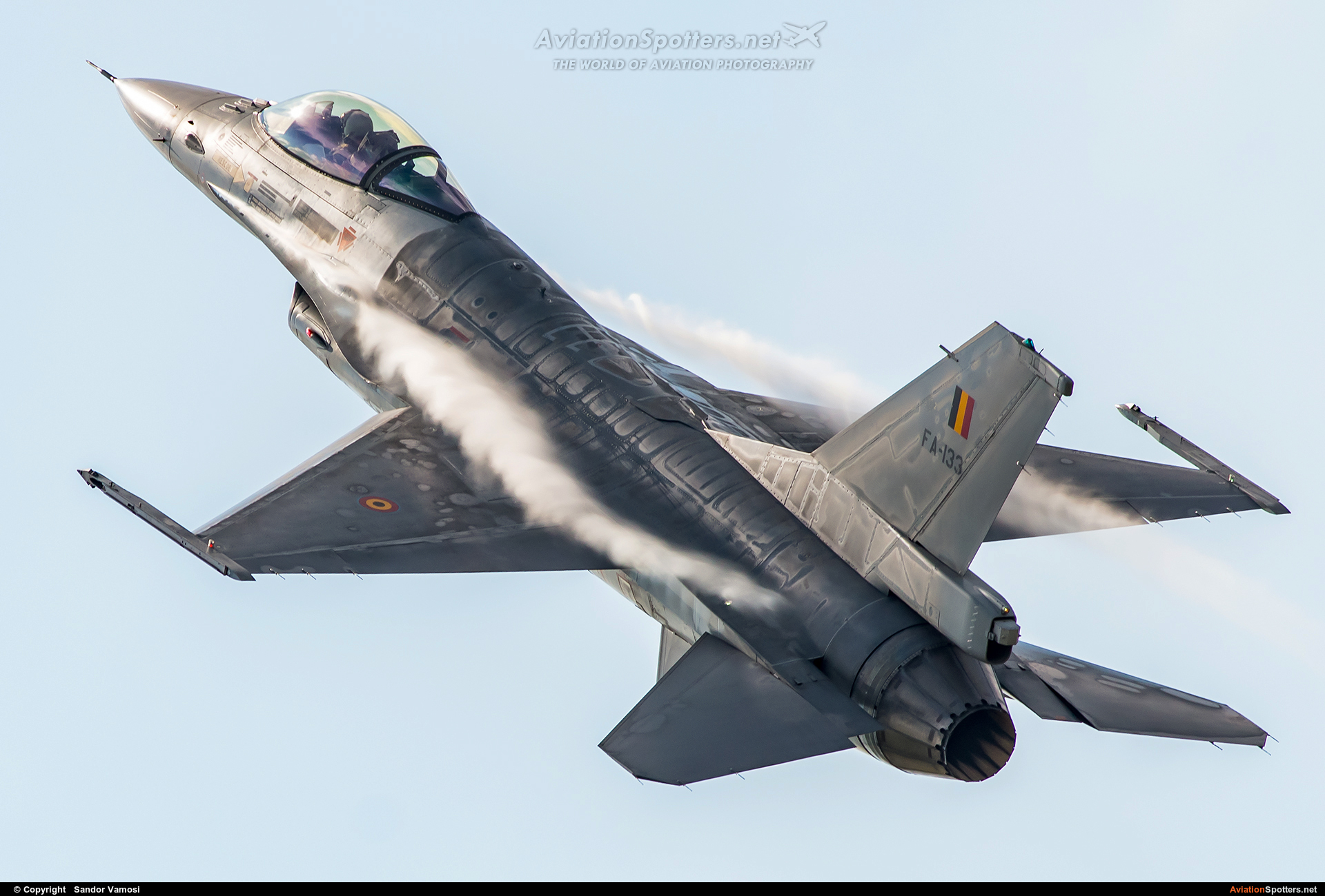 Belgium - Air Force  -  F-16AM Fighting Falcon  (FA-133) By Sandor Vamosi (ALEX67)