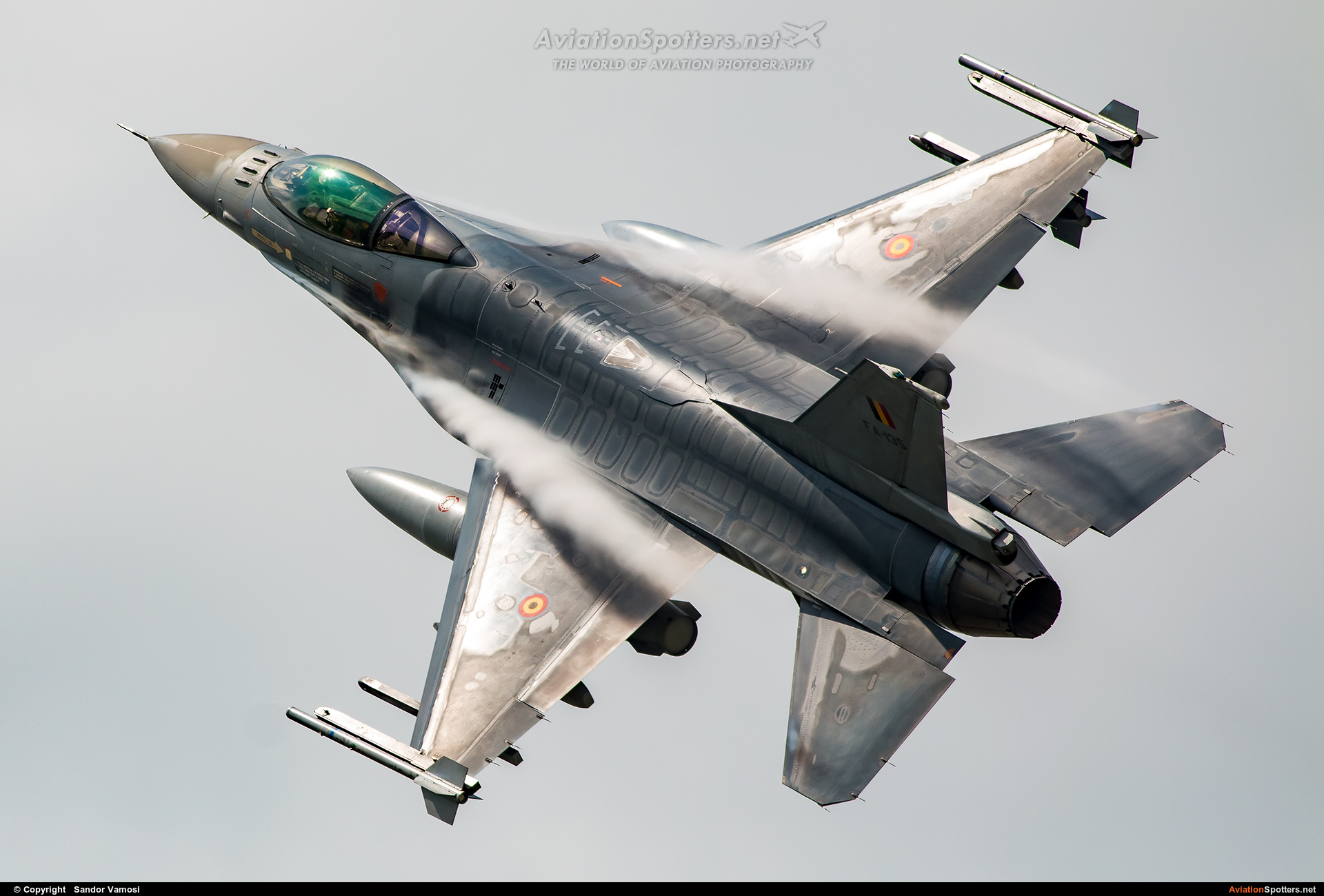 Belgium - Air Force  -  F-16AM Fighting Falcon  (FA-135) By Sandor Vamosi (ALEX67)