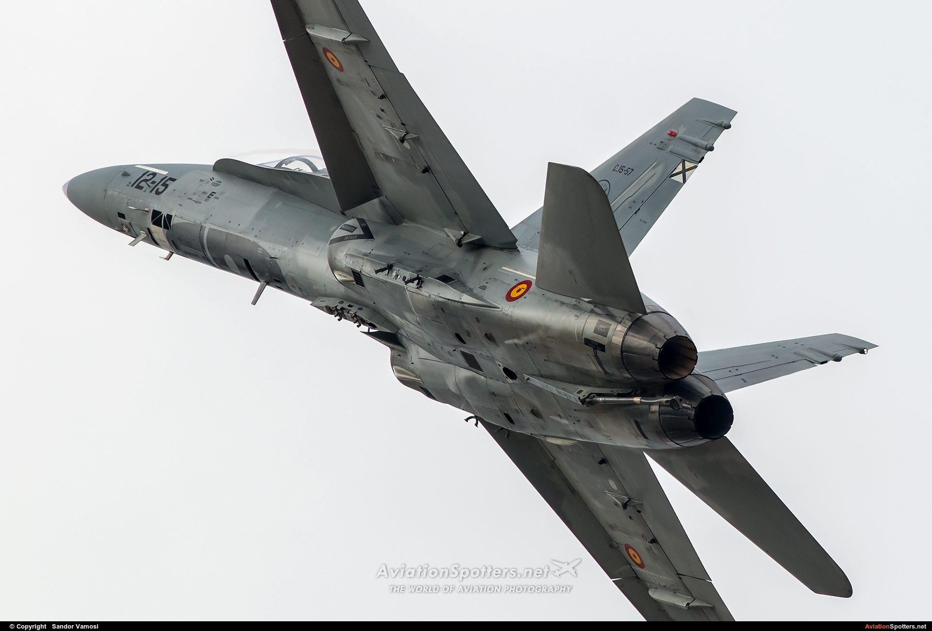 Spain - Air Force  -  F-A-18A Hornet  (C.15-57) By Sandor Vamosi (ALEX67)