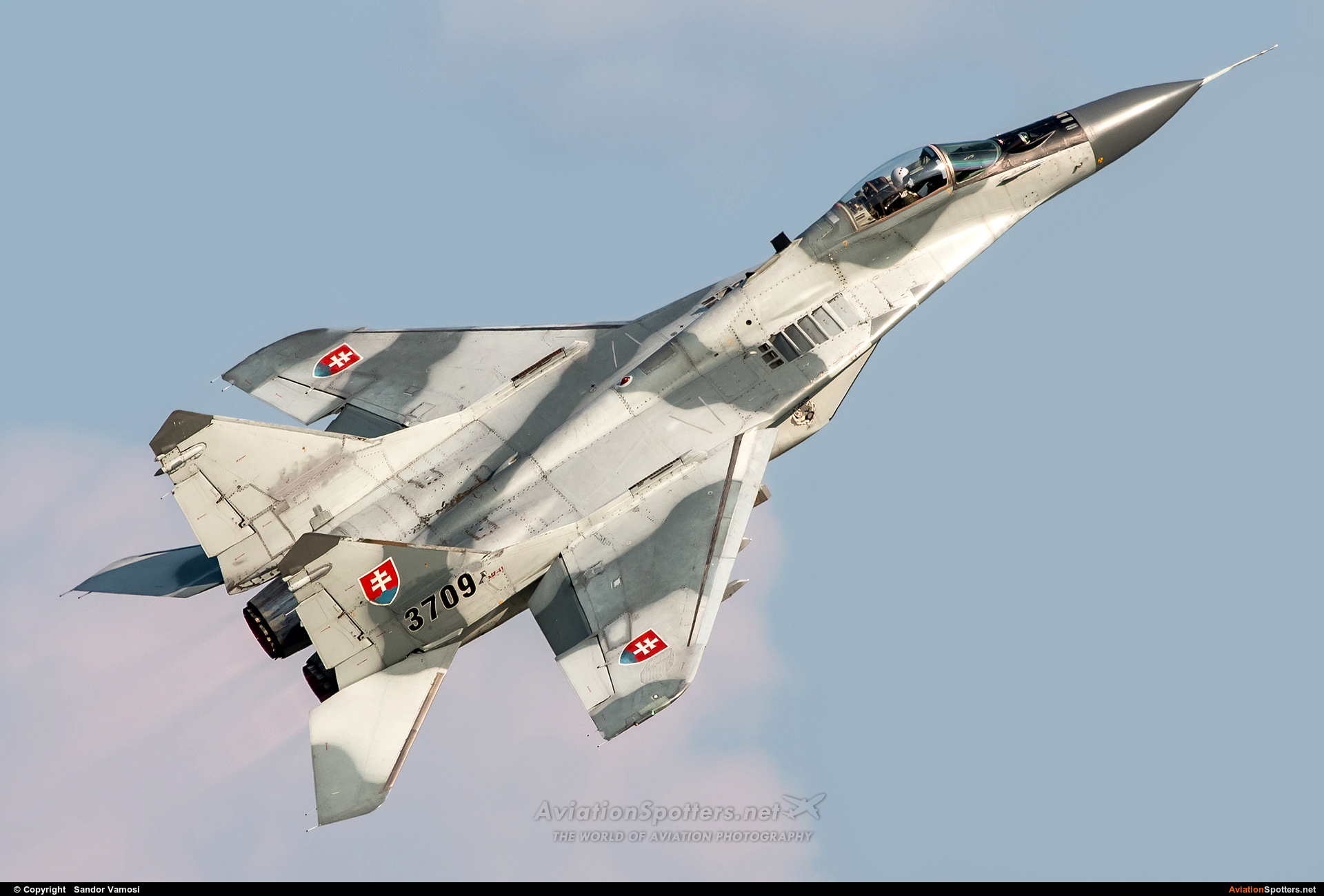 Slovakia - Air Force  -  MiG-29AS  (3709) By Sandor Vamosi (ALEX67)