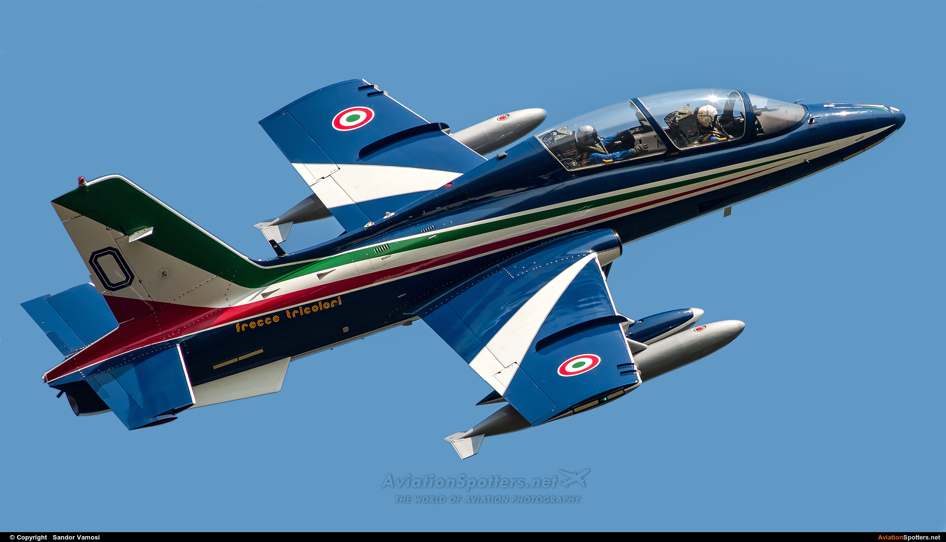 Italy - Air Force : Frecce Tricolori  -  MB-339-A-PAN  (MM54534) By Sandor Vamosi (ALEX67)