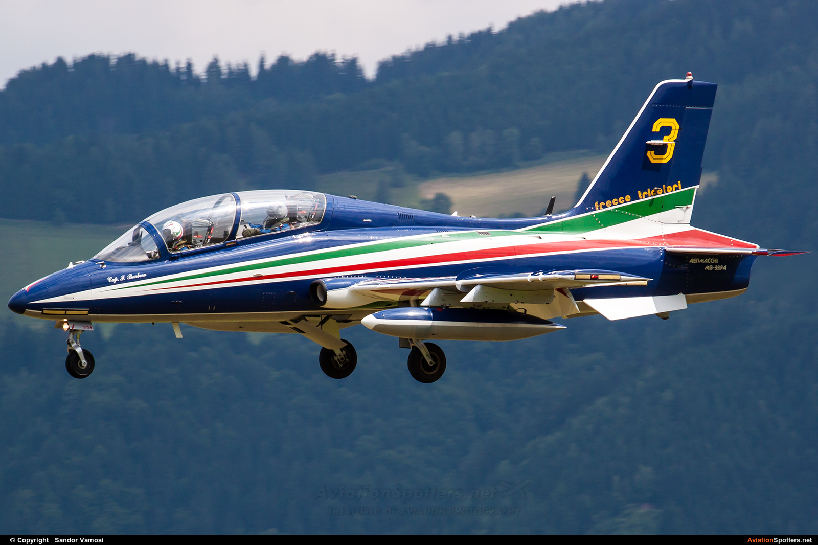 Italy - Air Force : Frecce Tricolori  -  MB-339-A-PAN  (MM54473) By Sandor Vamosi (ALEX67)