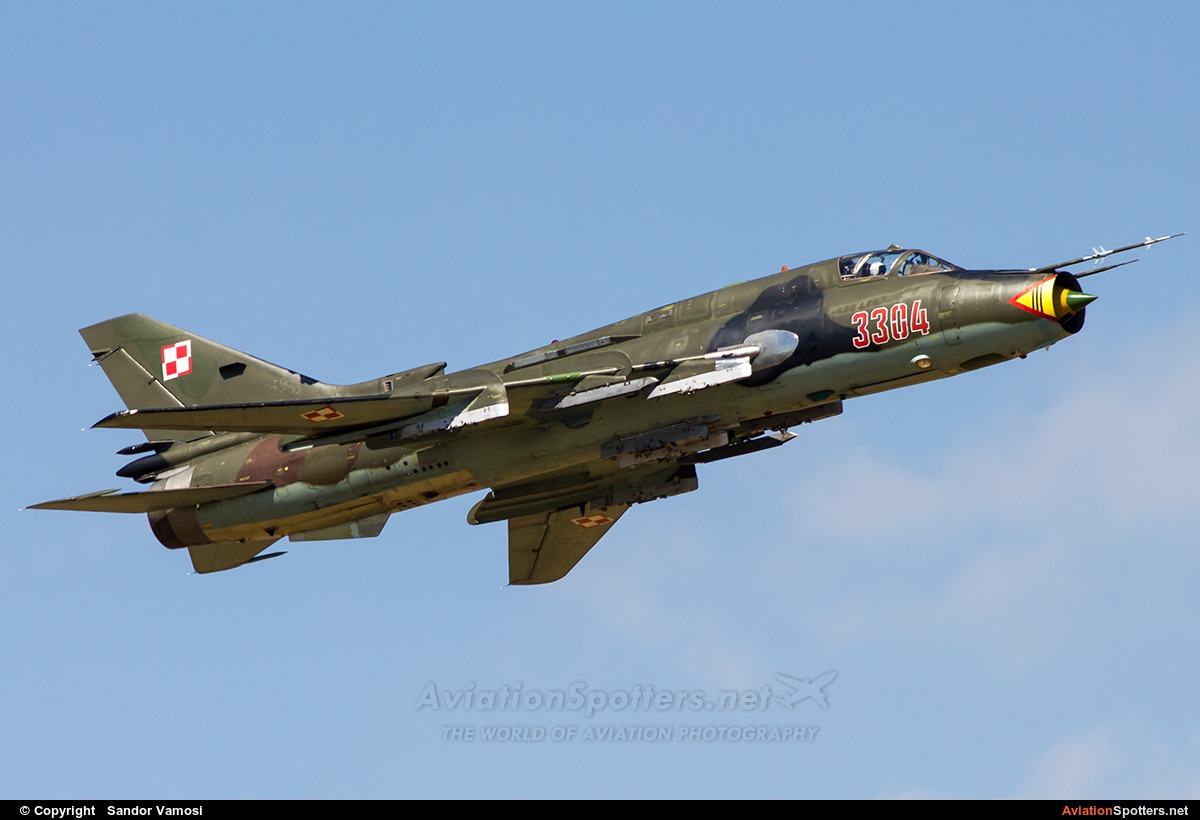 Poland - Air Force  -  Su-22M-4  (3304) By Sandor Vamosi (ALEX67)