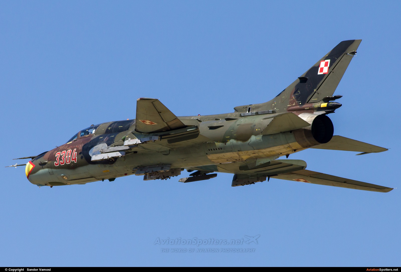 Poland - Air Force  -  Su-22M-4  (3304) By Sandor Vamosi (ALEX67)