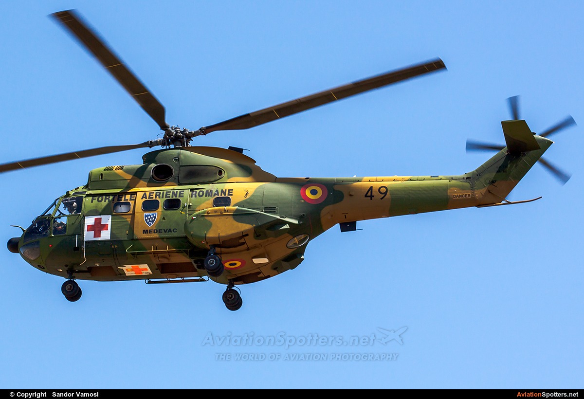 Romania - Air Force  -  IAR 330L-Socat Puma  (49) By Sandor Vamosi (ALEX67)