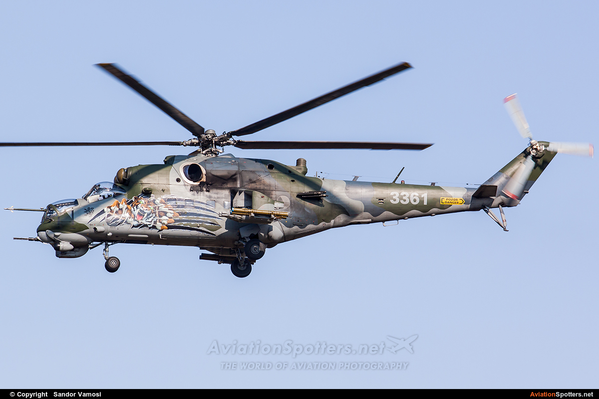 Czech - Air Force  -  Mi-24V  (3361) By Sandor Vamosi (ALEX67)