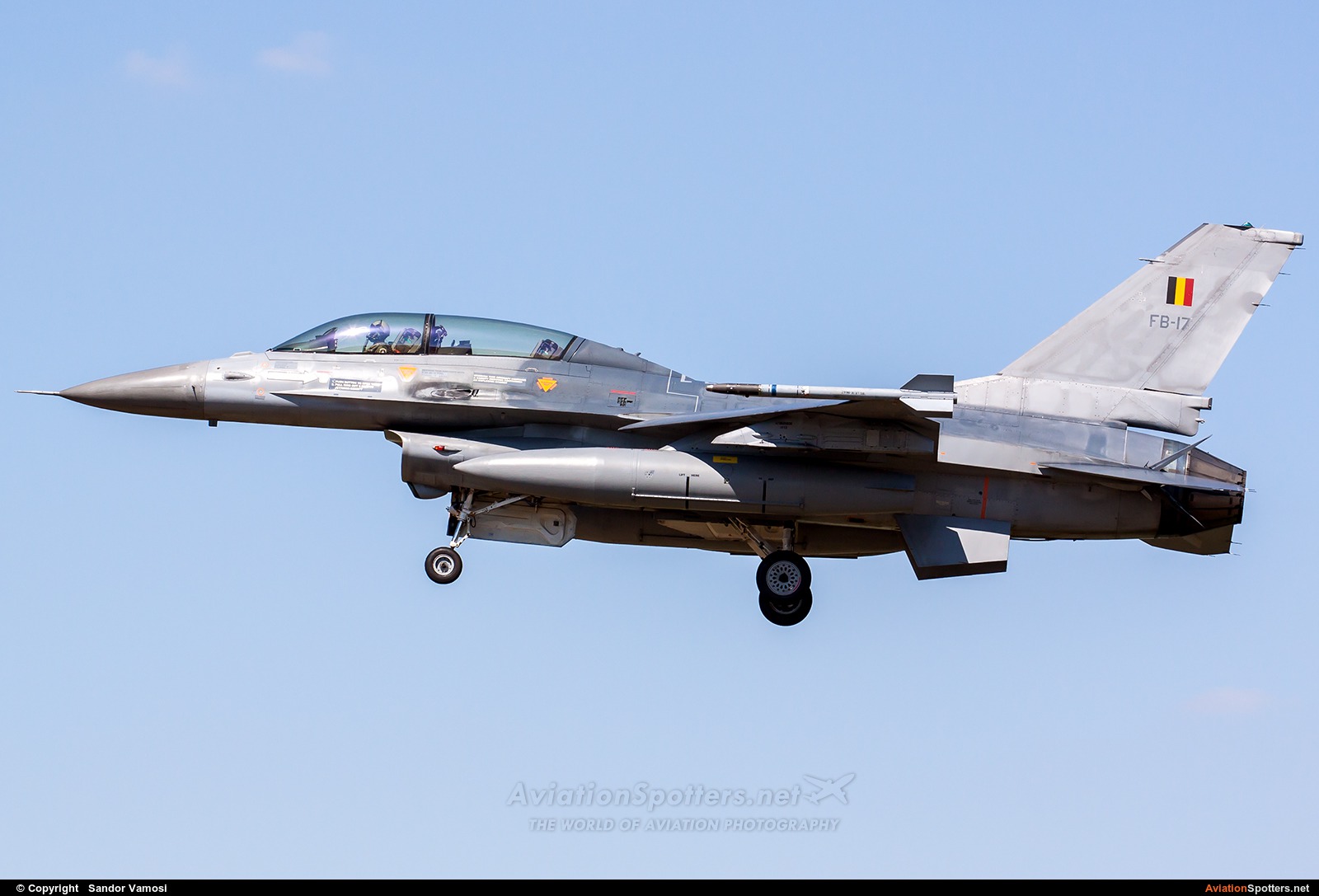 Belgium - Air Force  -  F-16BM Fighting Falcon  (FB-17) By Sandor Vamosi (ALEX67)