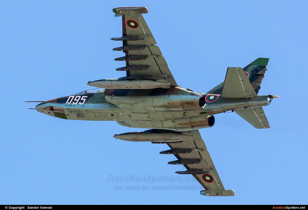 Bulgaria - Air Force  -  Su-25UB  (095) By Sandor Vamosi (ALEX67)