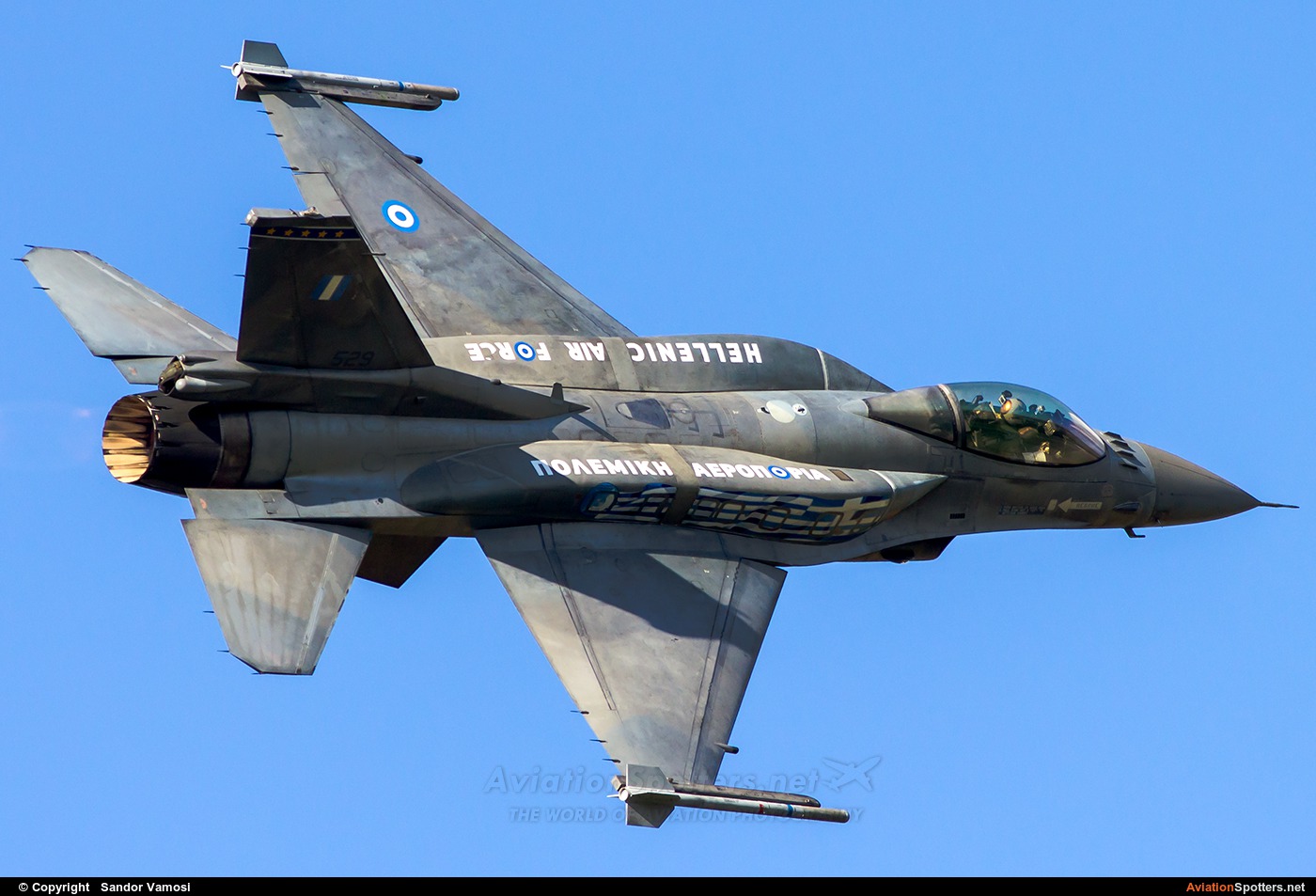Greece - Hellenic Air Force  -  F-16C Block 52+  Fighting Falcon  (529) By Sandor Vamosi (ALEX67)