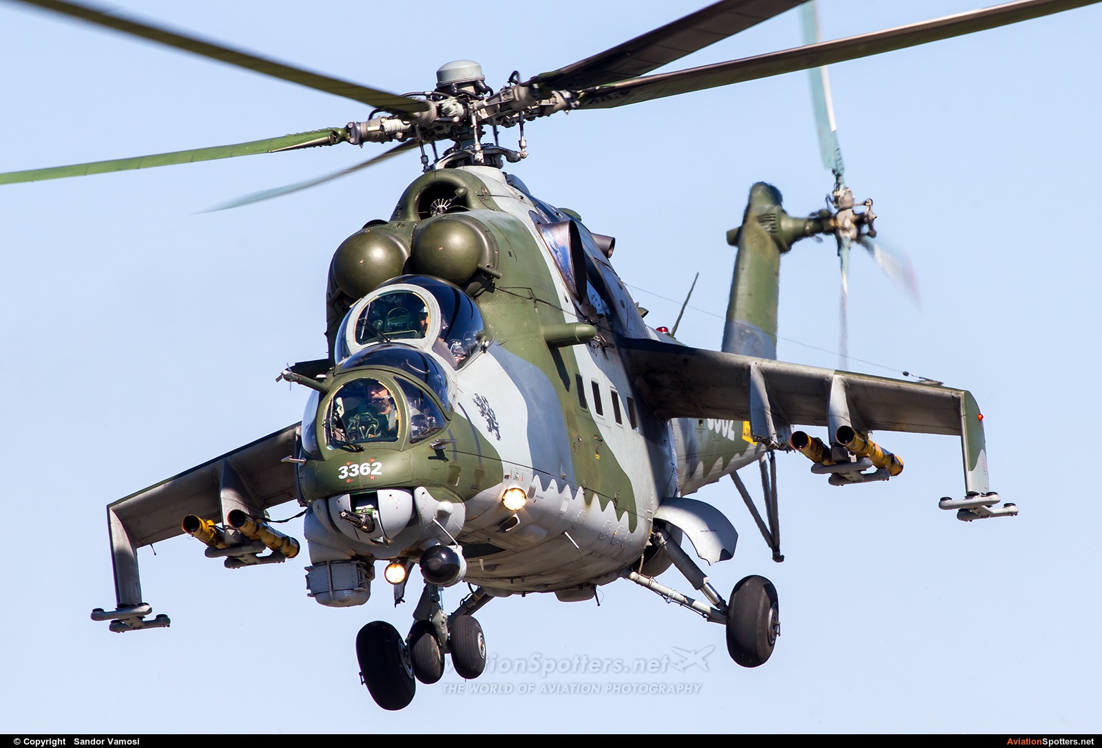 Czech - Air Force  -  Mi-24V  (3362) By Sandor Vamosi (ALEX67)