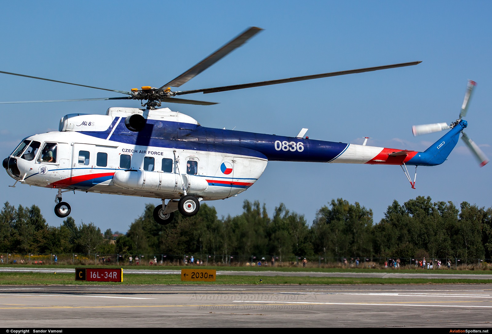Czech - Air Force  -  Mi-8S  (0836) By Sandor Vamosi (ALEX67)