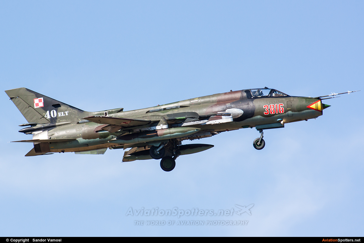 Poland - Air Force  -  Su-22M-4  (3816) By Sandor Vamosi (ALEX67)