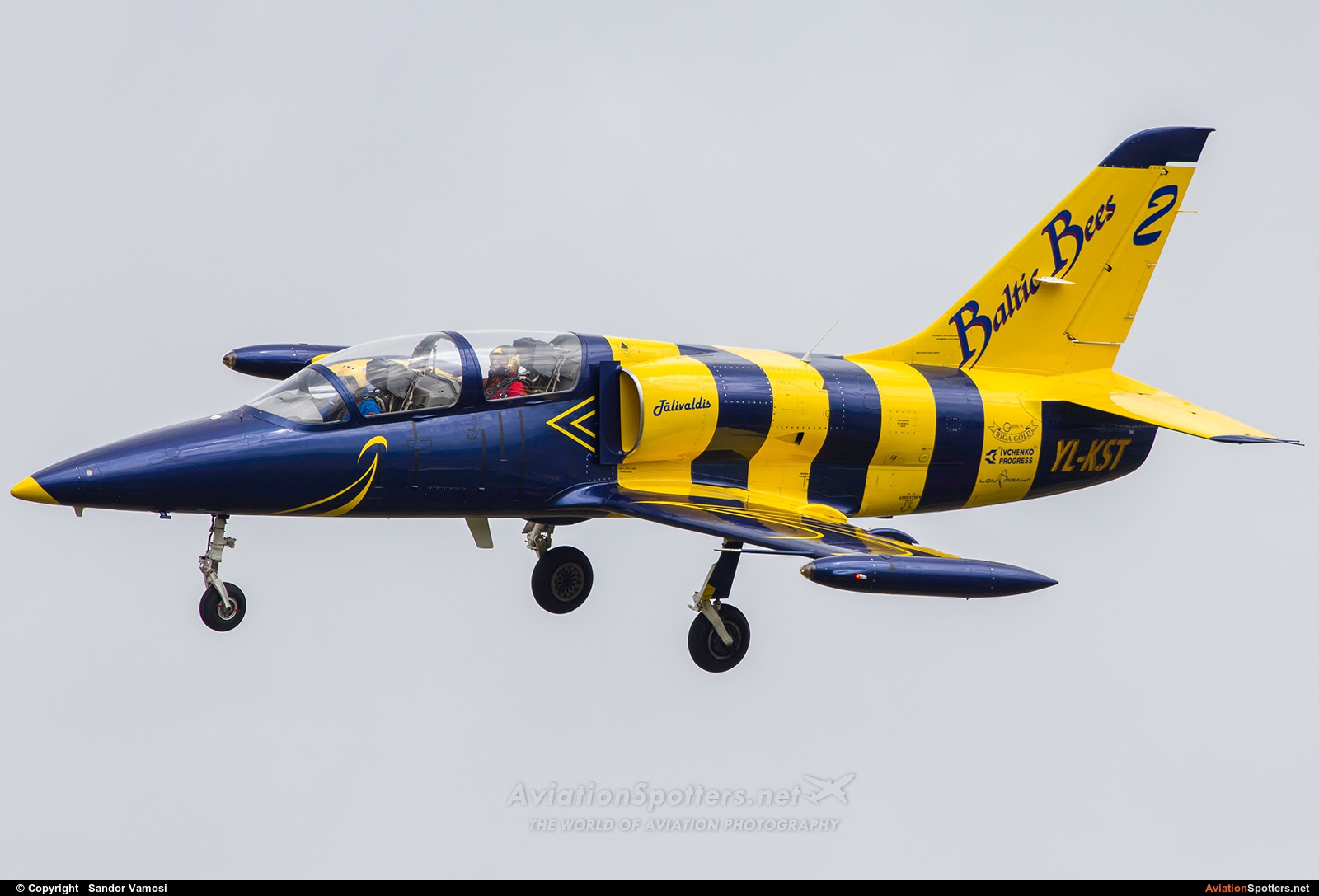 Baltic Bees Jet Team  -  L-39C Albatros  (YL-KST) By Sandor Vamosi (ALEX67)