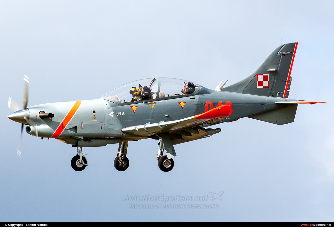 Poland - Air Force  -  PZL-130 Orlik TC-1 - 2  (043) By Sandor Vamosi (ALEX67)