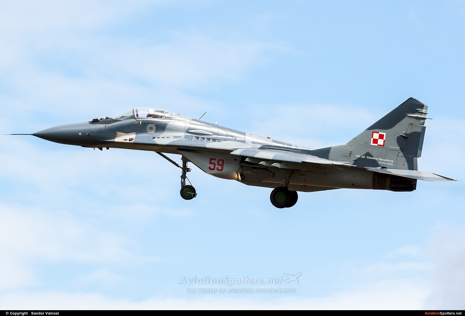 Poland - Air Force  -  MiG-29A  (59) By Sandor Vamosi (ALEX67)