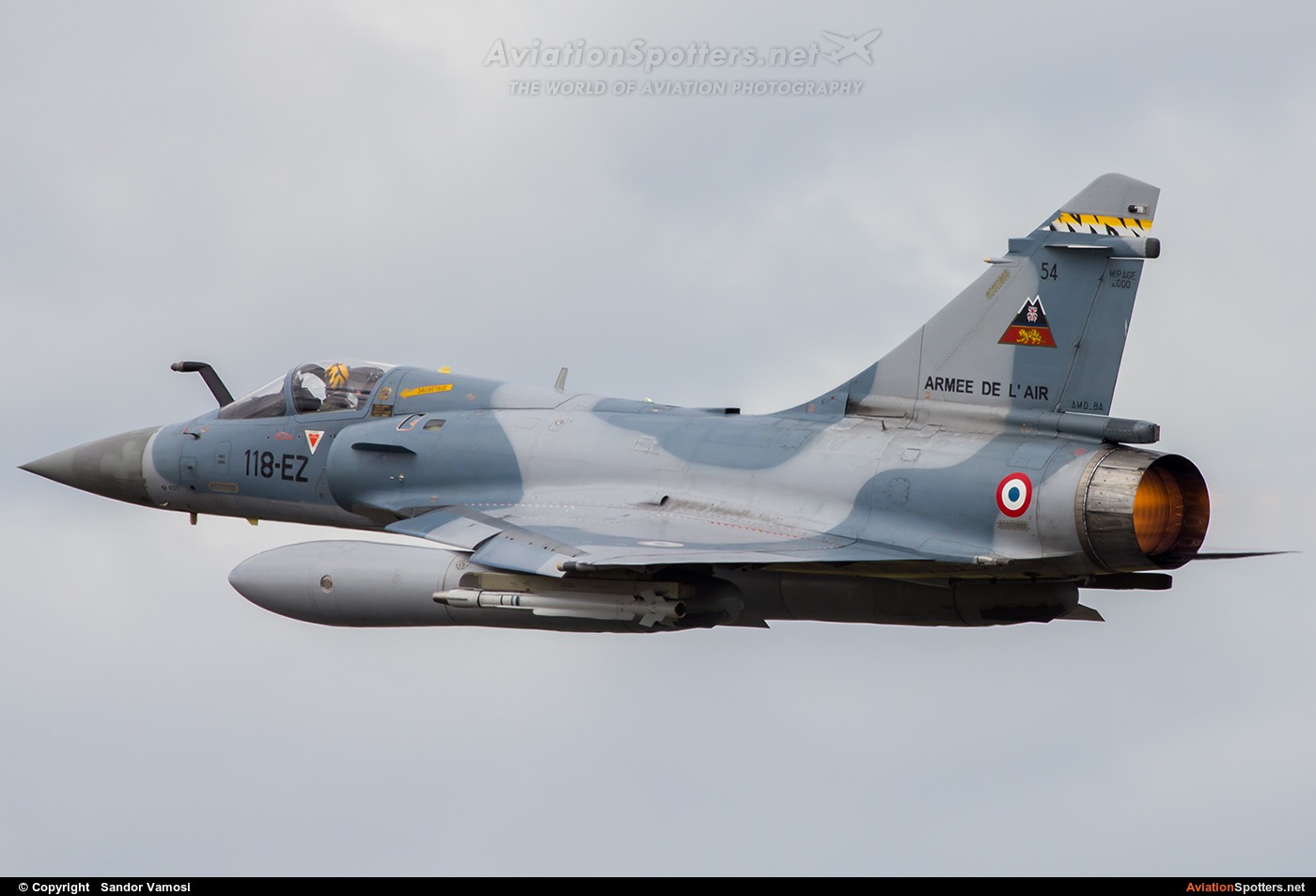France - Air Force  -  Mirage 2000C  (54) By Sandor Vamosi (ALEX67)