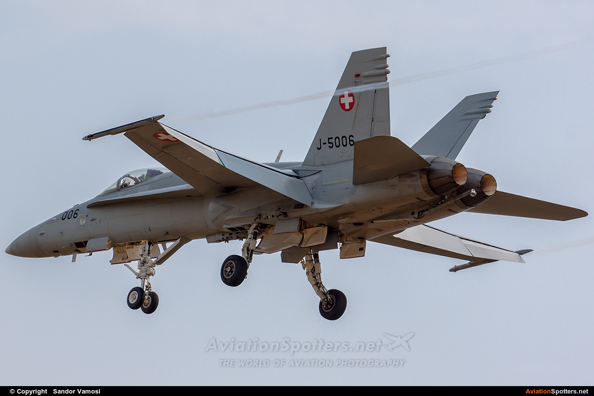 Switzerland - Air Force  -  F/A-18C Hornet  (J-5006) By Sandor Vamosi (ALEX67)