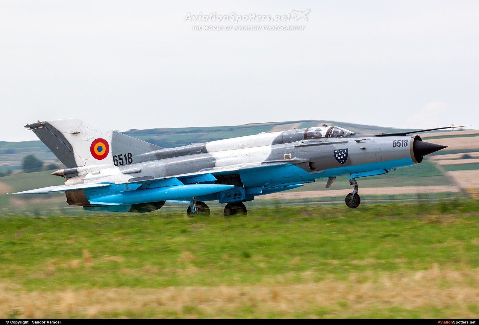 Romania - Air Force  -  MiG-21 LanceR C  (6518) By Sandor Vamosi (ALEX67)