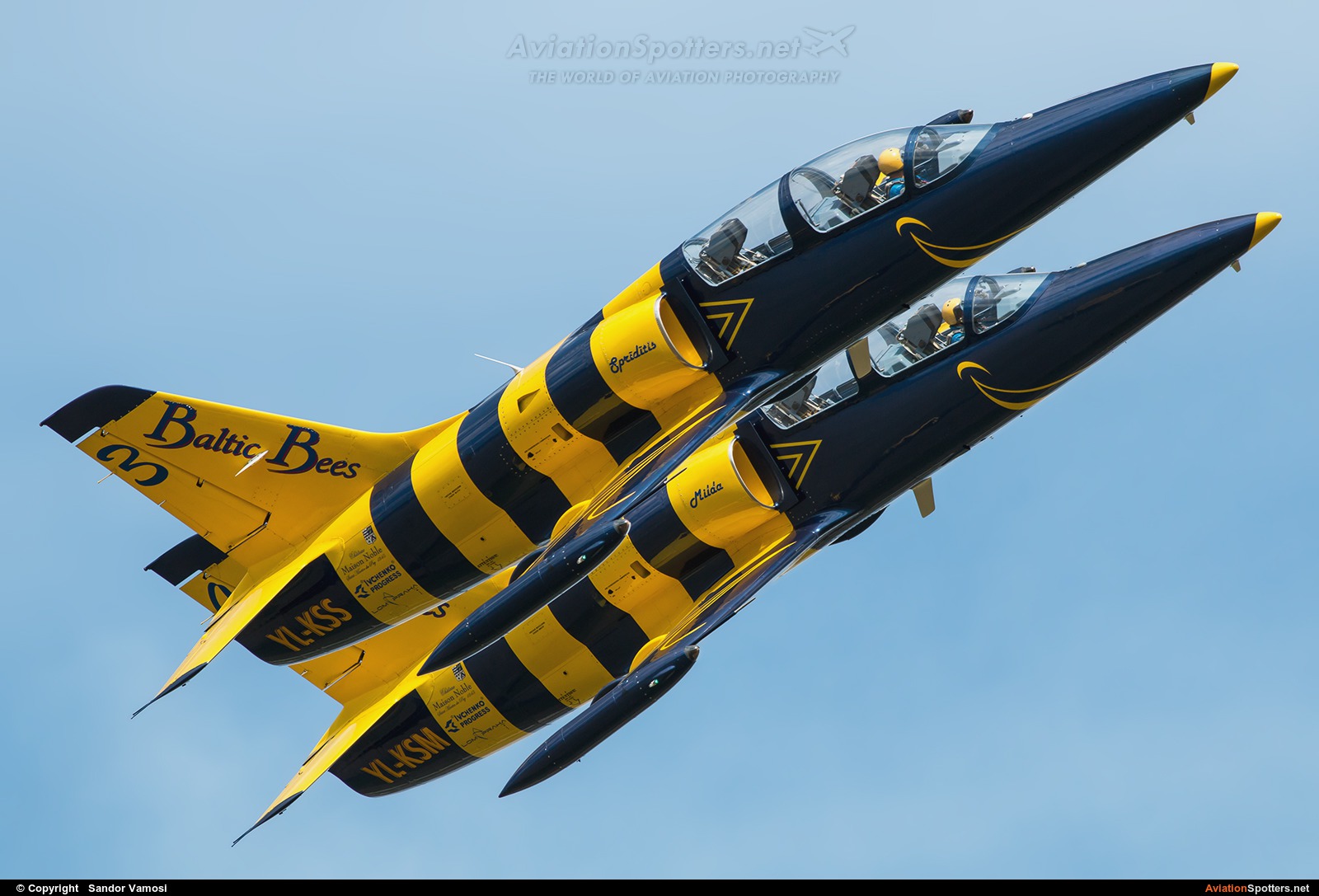 Baltic Bees Jet Team  -  L-39C Albatros  (YL-KSS) By Sandor Vamosi (ALEX67)