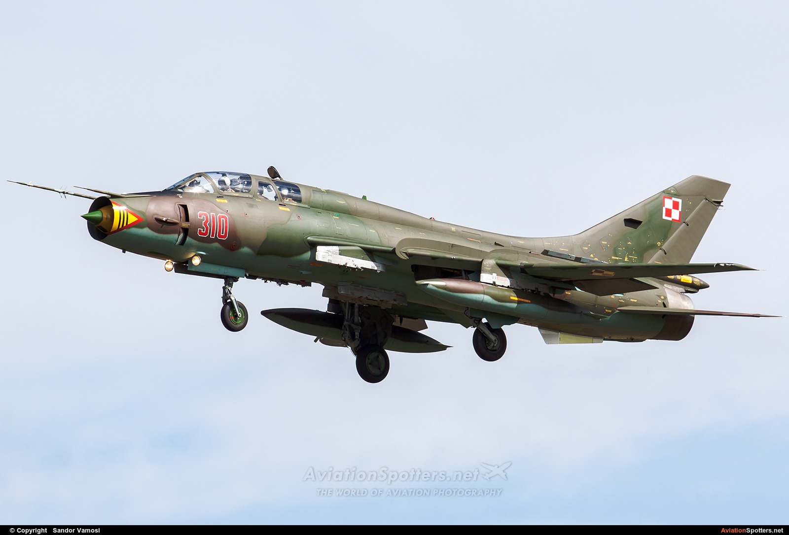 Poland - Air Force  -  Su-22UM-3K  (310) By Sandor Vamosi (ALEX67)