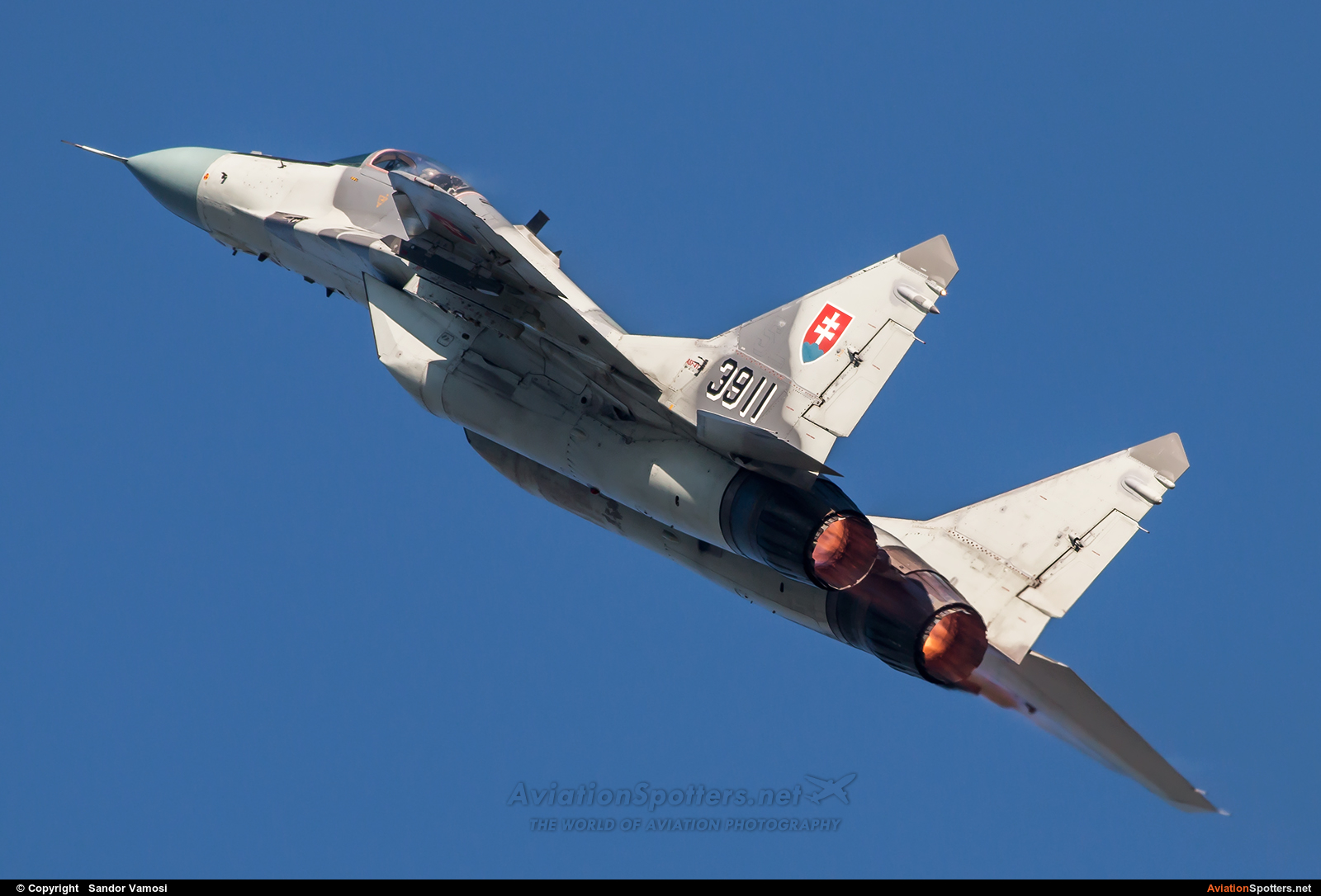 Slovakia - Air Force  -  MiG-29AS  (3911) By Sandor Vamosi (ALEX67)