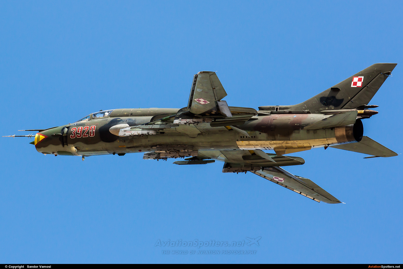 Poland - Air Force  -  Su-22M-4  (3920) By Sandor Vamosi (ALEX67)
