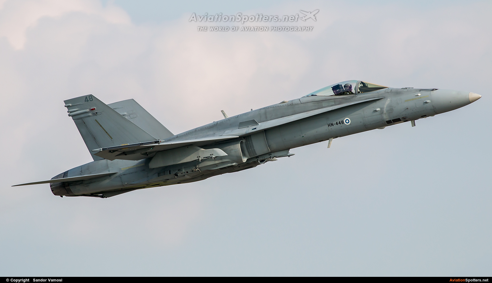 Finland - Air Force  -  F-A-18C Hornet  (HN-448) By Sandor Vamosi (ALEX67)